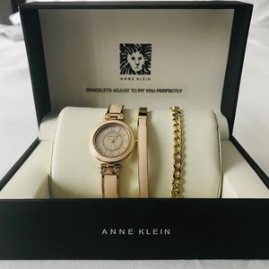 Anne Klein Adjustable Watch Set